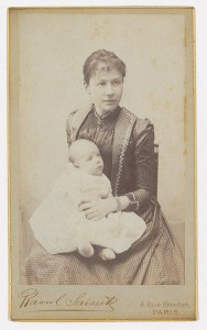 Jo Van Gogh-Bonger with her son Vincent Willem